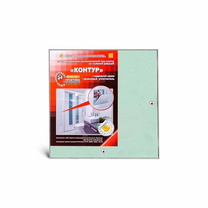 Люк под плитку со съемной дверцей Практика Контур 20x20 — изображение 2