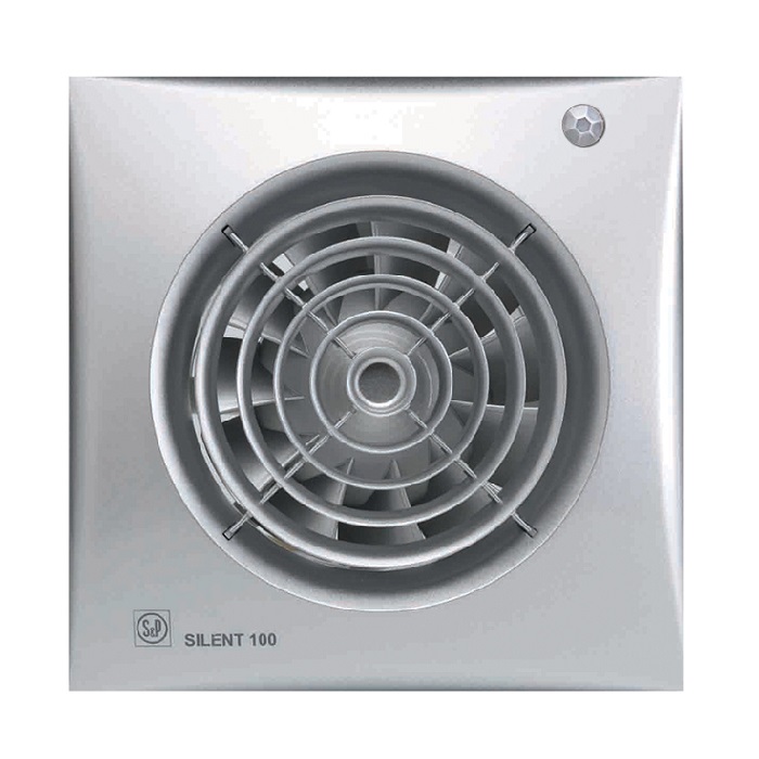 Вытяжной вентилятор Soler & Palau SILENT-100 CDZ SILVER